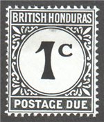 British Honduras Scott J1 Mint